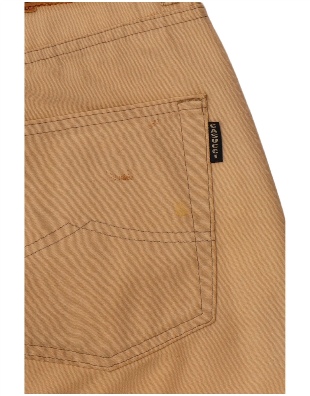 Calça feminina casual reta CASSUCI W34 L29 bege