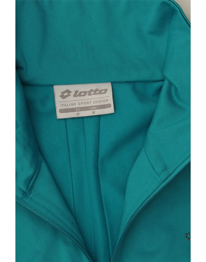 Lotto Womens Tracksuit Top Jacket UK 14 Médio Turquesa