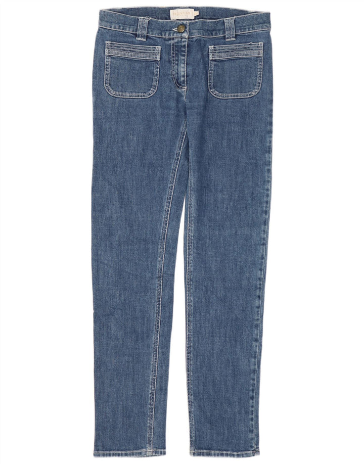 Valentino Jeans Slim Feminino IT 40 Pequeno W28 L30 Azul