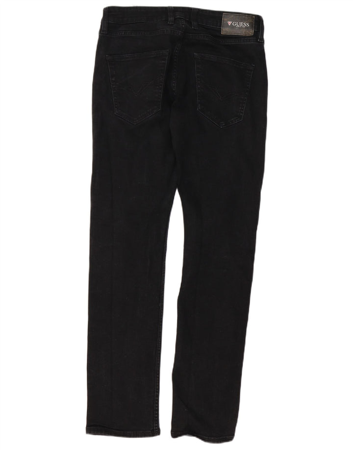Guess Jeans Slim Masculino W30 L31 Algodão Preto