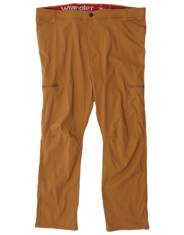 Calça Wrangler Mens Caminhada Cargo W42 L31 Bege