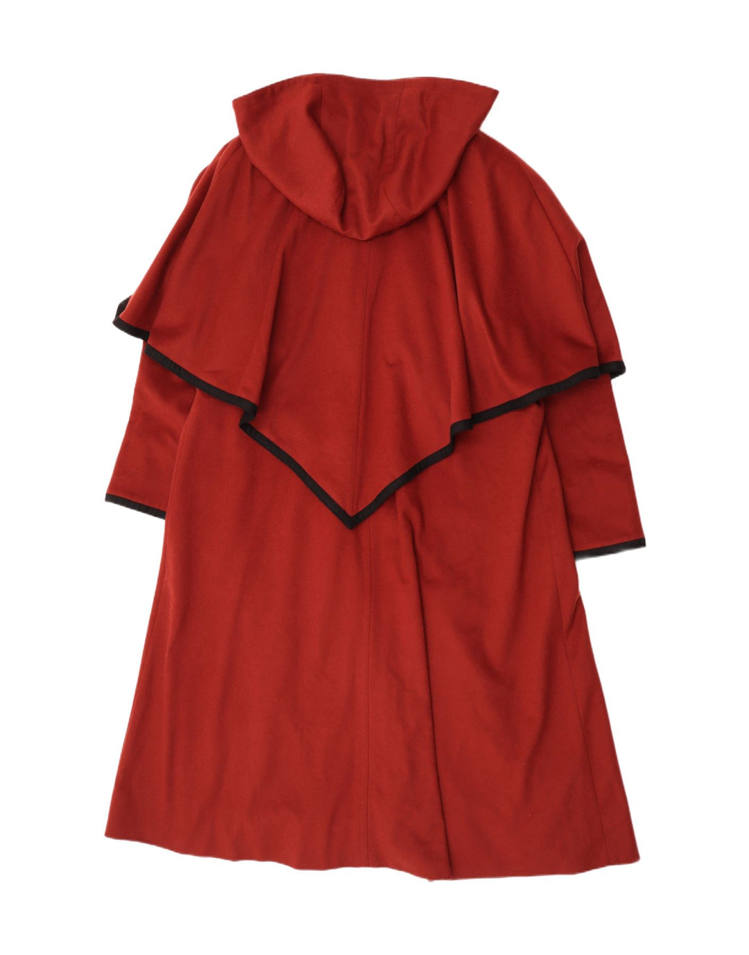 Sobretudo feminino com capuz Loden Frey EU 40 lã vermelha média