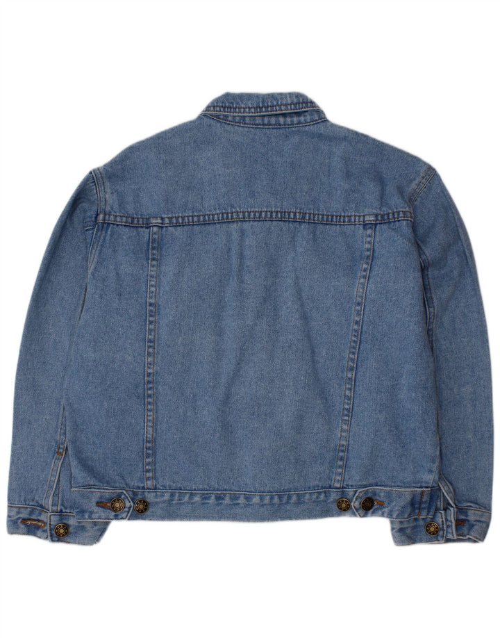 EXPLORER Jaqueta jeans masculina 8-9 anos algodão azul