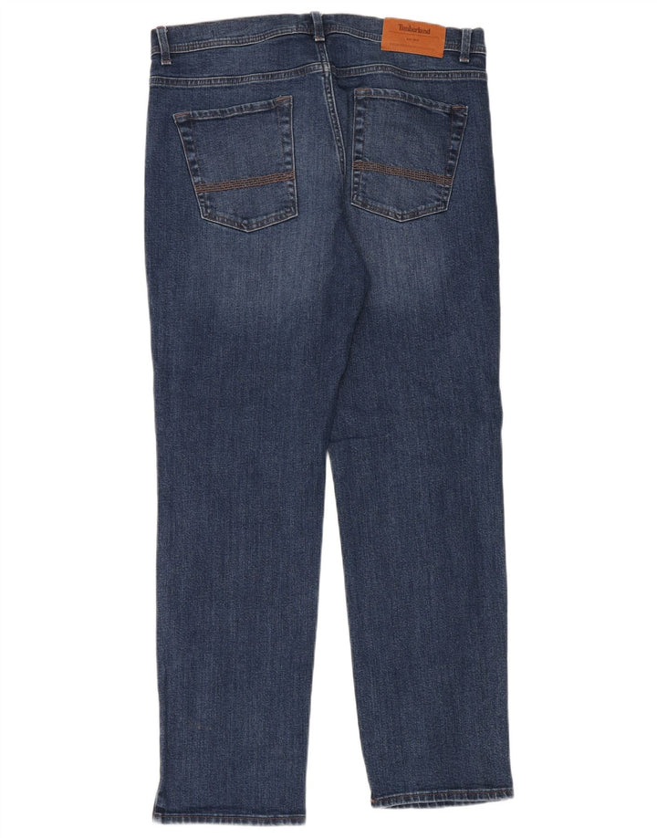 Calça jeans reta masculina TIMBERLAND W34 L32 algodão azul