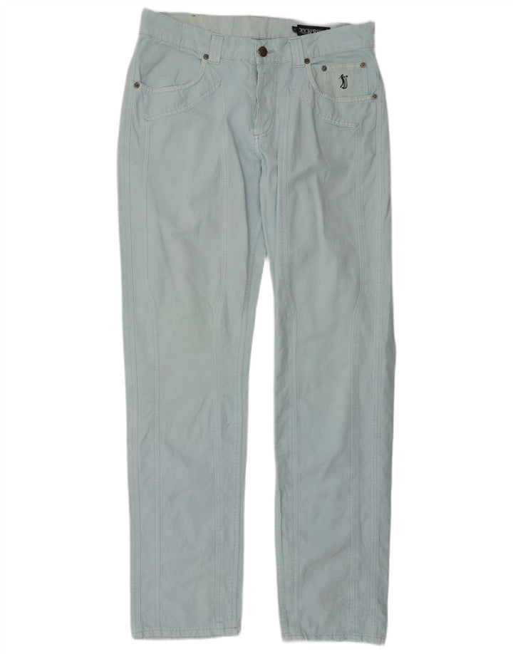 Jeans retos femininos Jeckerson W34 L34 algodão azul