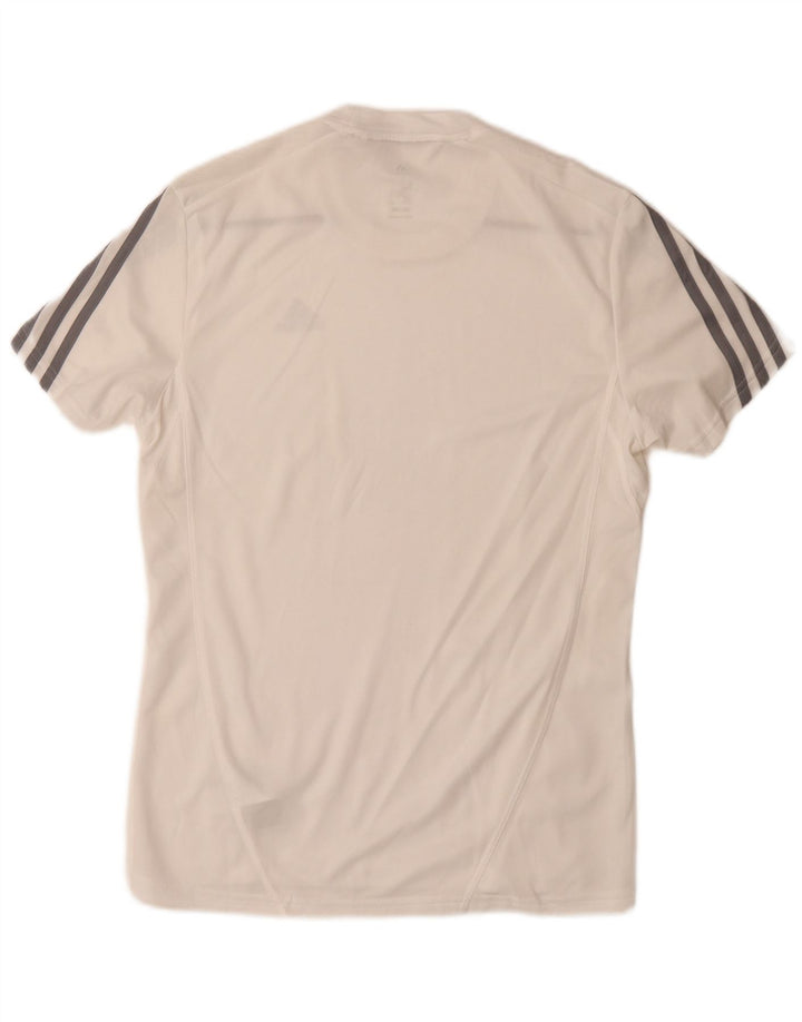 Adidas Mens Climalite Camiseta Top XS Branco Poliéster