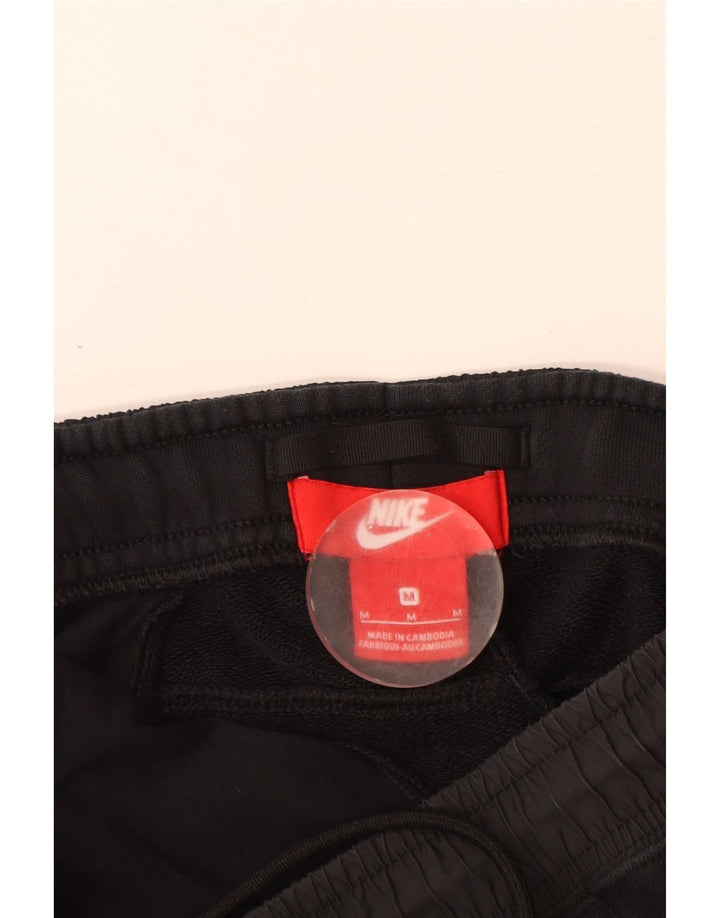 Nike Mens Treino Calças Joggers Médio Algodão Preto