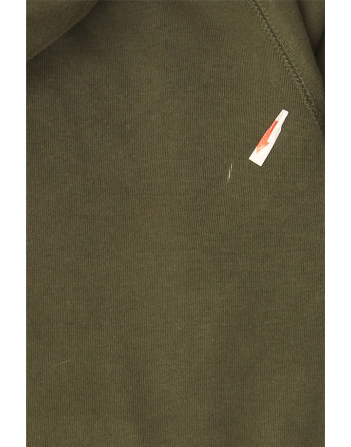 Suéter com capuz masculino Superdry médio cáqui algodão