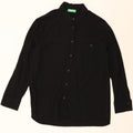 BENETTON Womens Shirt UK 14 Medium Black Vintage Benetton and Second-Hand Benetton from Messina Hembry 