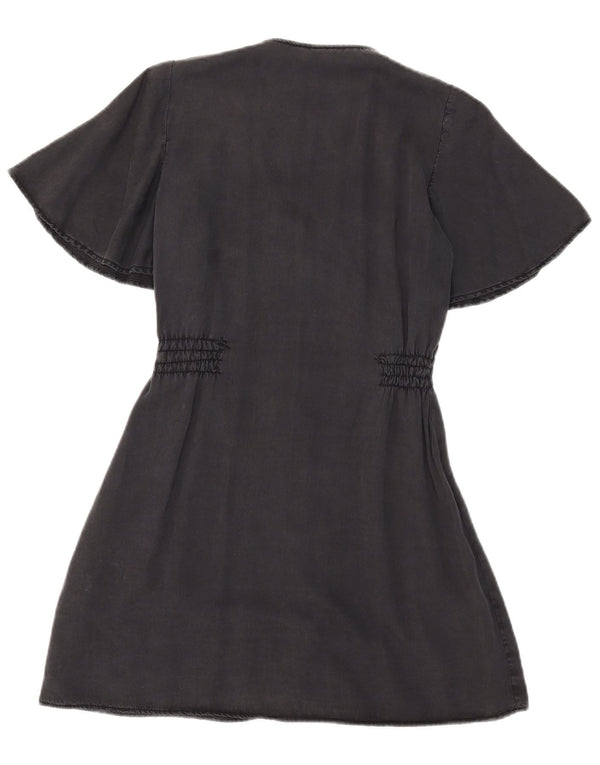 Vestido camisa feminino Zara UK 6 XS preto