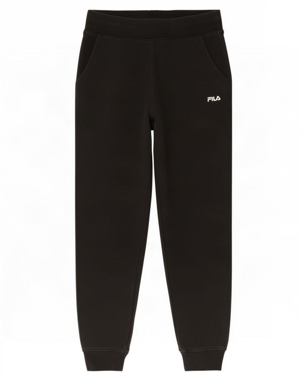 Calça de treino masculina Fila joggers pequeno algodão preto