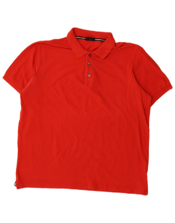 Camisa polo masculina Hugo Boss XL algodão vermelho