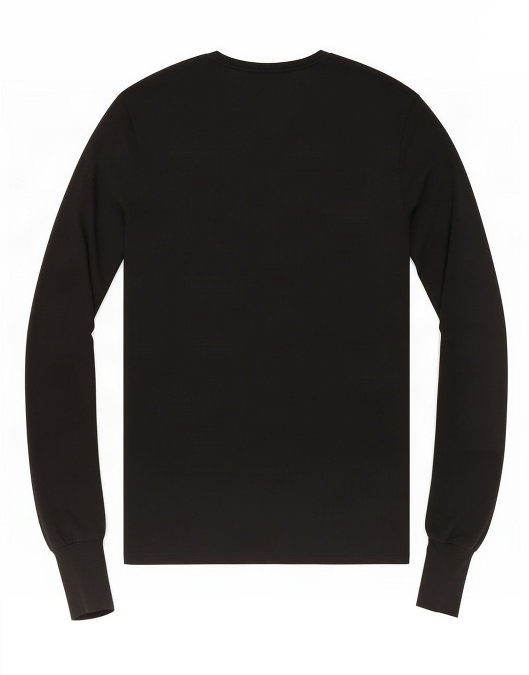 Blusa feminina de manga comprida Zara Top UK 12 poliéster preto médio