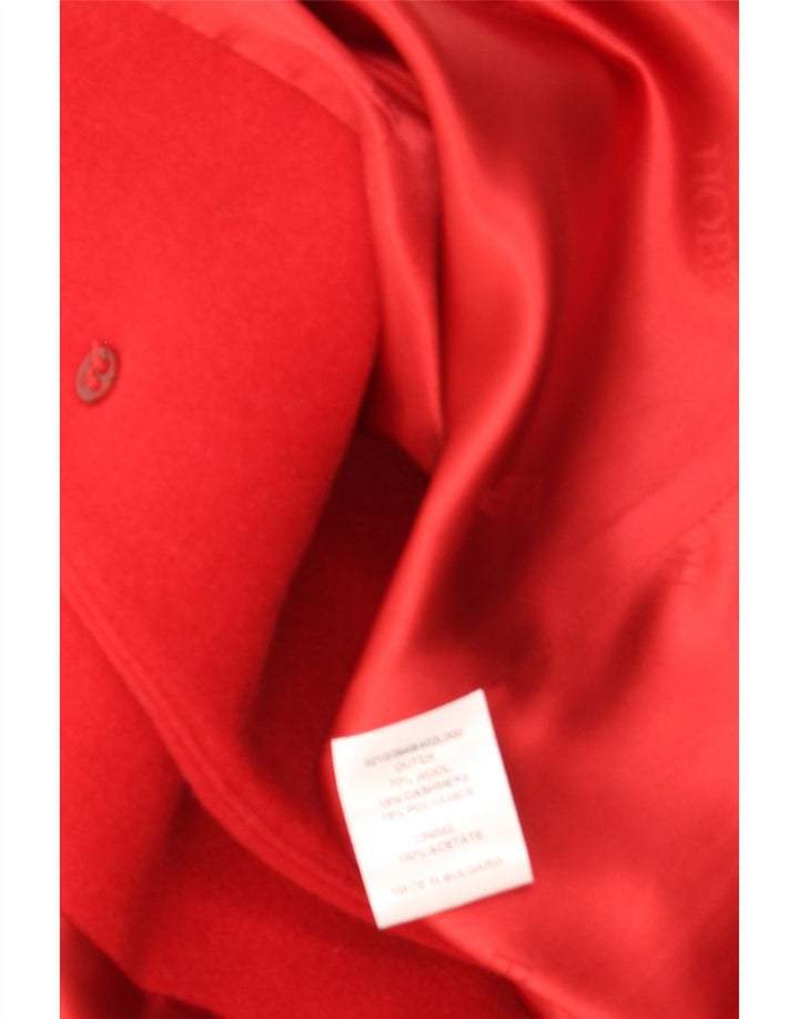 Sobretudo feminino HOBBS UK 12 lã vermelha média
