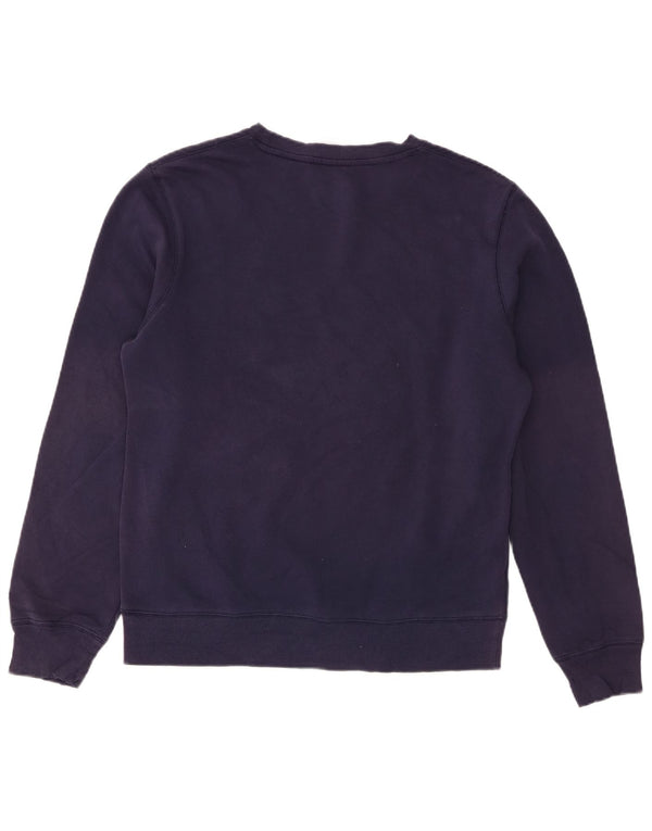 Champion moletom masculino gráfico jumper pequeno algodão azul marinho