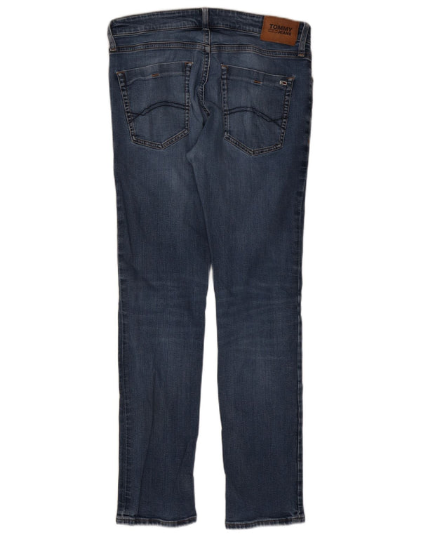 Tommy Hilfiger Masculino Scanton Slim Jeans W34 L32 Azul Algodão