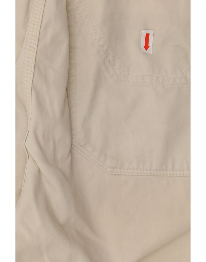 Calça casual reta masculina JECKERSON W33 L28 algodão bege