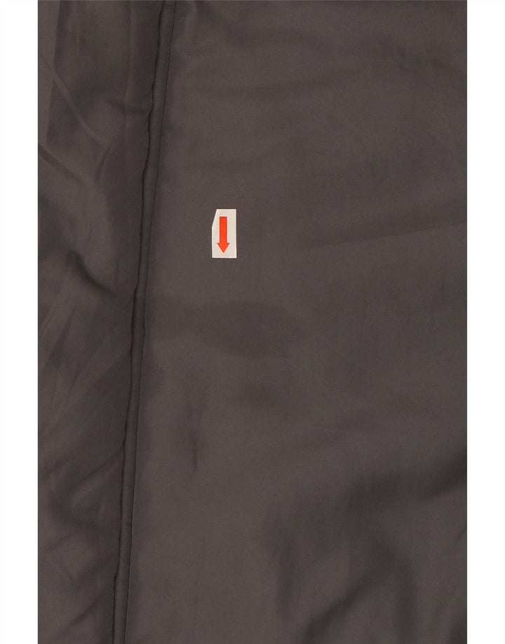 Casaco acolchoado com capuz masculino French Connection poliéster cinza UK 42 XL
