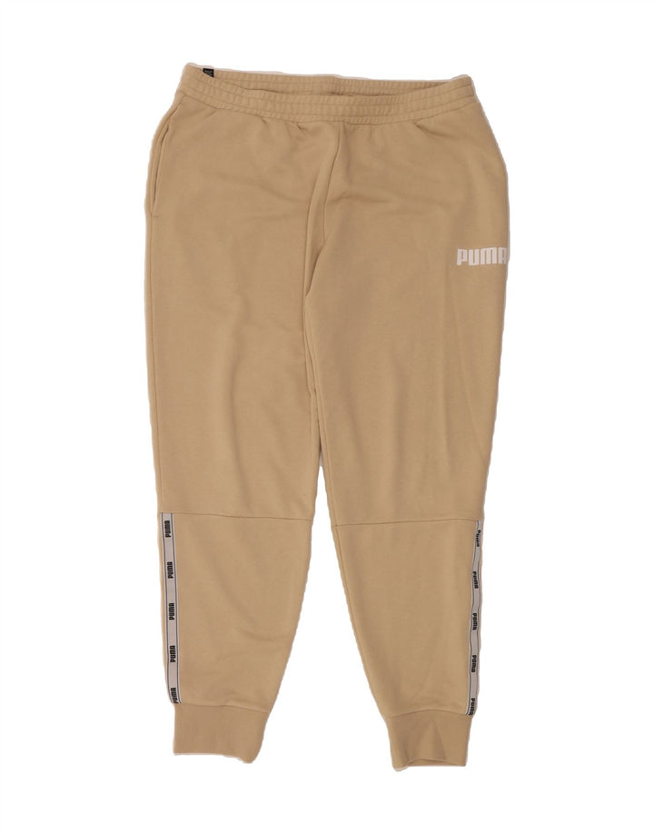 PUMA Mens Graphic Tracksuit Trousers Joggers XL  Brown Cotton Vintage Puma and Second-Hand Puma from Messina Hembry 