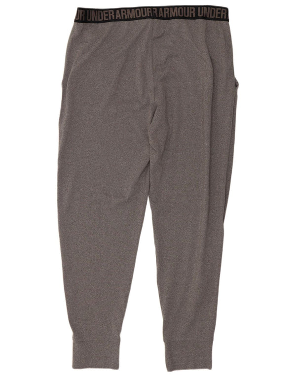 Calça de treino masculina Under Armour Heat Gear joggers cinza pequeno