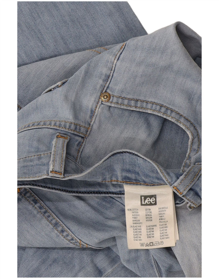 Lee Womens Slim Jeans W31 L34 Azul Algodão