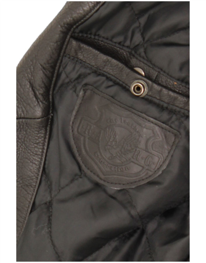 Jaqueta feminina de couro RABERG IT 38 XS preta