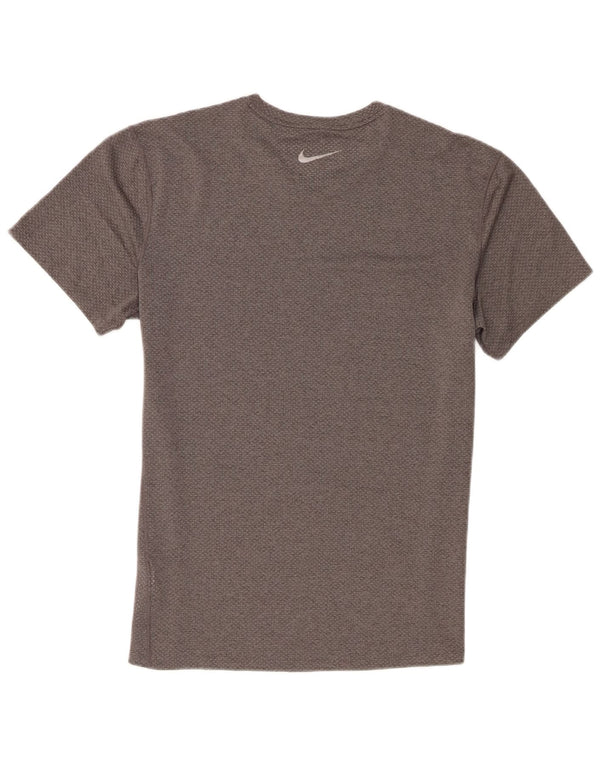 Camiseta Nike Masculina Dri Fit Top Grande Cinza Poliéster