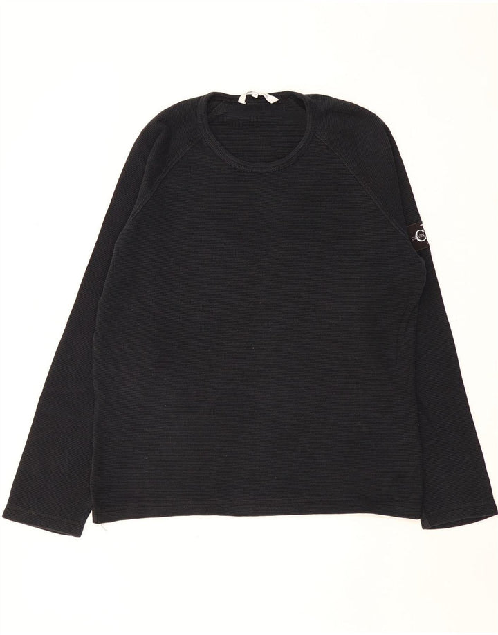 CALVIN KLEIN JEANS Top masculino de manga comprida XL preto