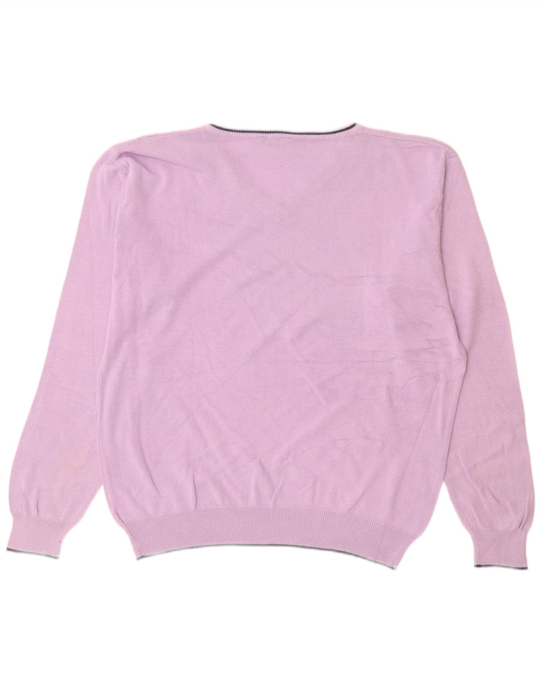 Suéter masculino Lotto com decote em V XL algodão roxo