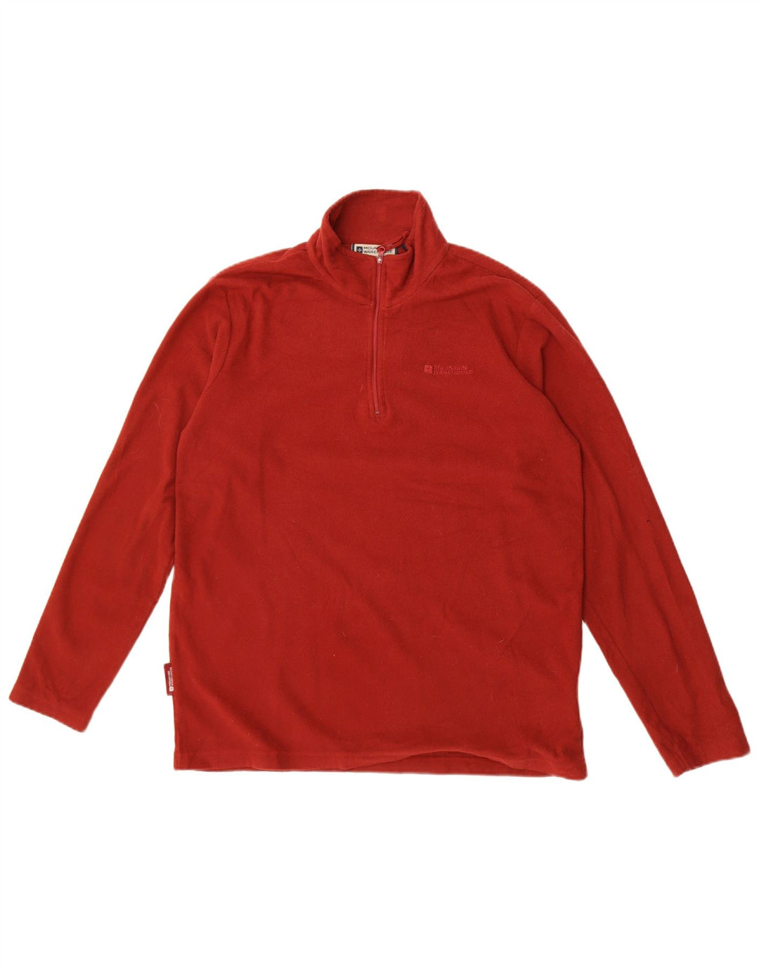 Suéter de lã masculino Mountain Warehouse com zíper e gola UK 12 médio marrom