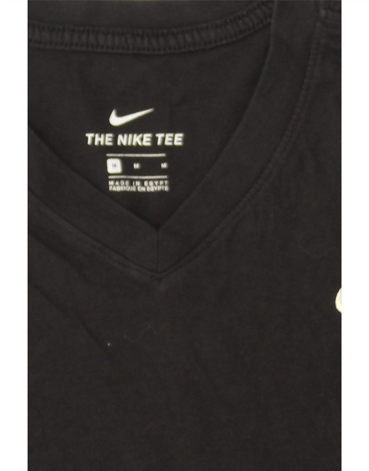 NIKE Mens T-Shirt Top Medium Black Cotton Vintage Nike and Second-Hand Nike from Messina Hembry 
