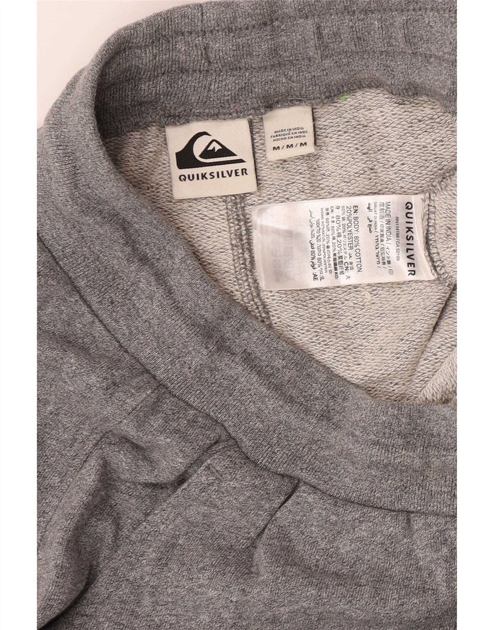 Quiksilver Calça de treino feminina joggers algodão cinza médio