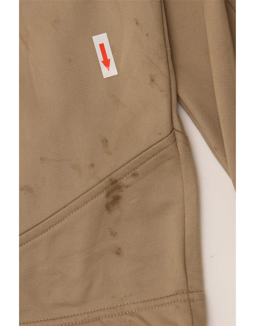 Diadora Mens Tracksuit Top Jacket UK 42 Grande Beige Colourblock Poliéster