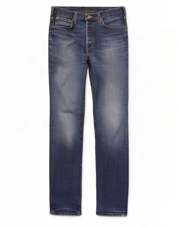 Lee Womens Jegger Slim Jeans W31 L34 Azul Algodão