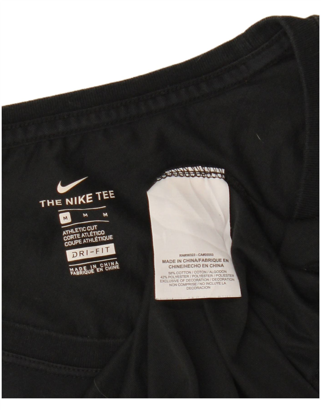 Camiseta feminina NIKE Colorado Spirit Graphic UK 12 médio algodão preto