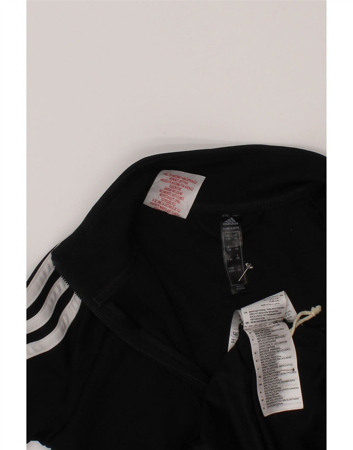Casaco de treino Adidas Boys Aeroready 7-8 anos preto poliéster