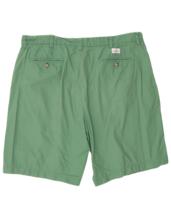 VINEYARD VINES Mens Chino Shorts W38 XL Algodão Verde