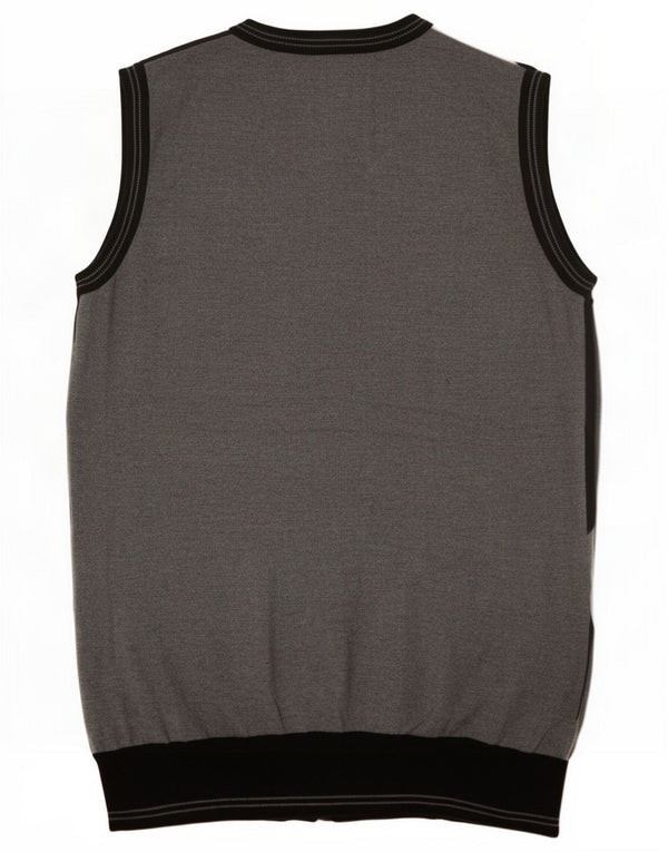 Jack & Jones Mens Colete Regata Médio Preto Argyle/Algodão Diamante