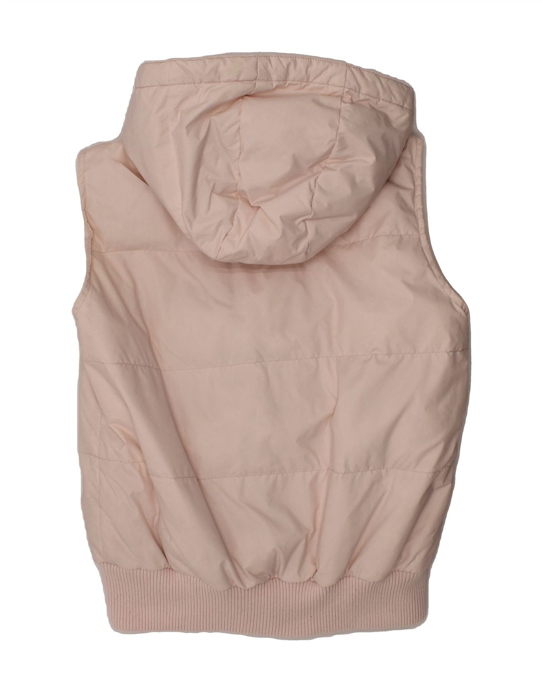 TOMMY HILFIGER Girls Hooded Padded Gilet 11-12 Years Pink Nylon Vintage Tommy Hilfiger and Second-Hand Tommy Hilfiger from Messina Hembry 