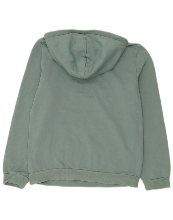 Suéter com capuz gráfico feminino Puma 13-14 anos grande algodão verde
