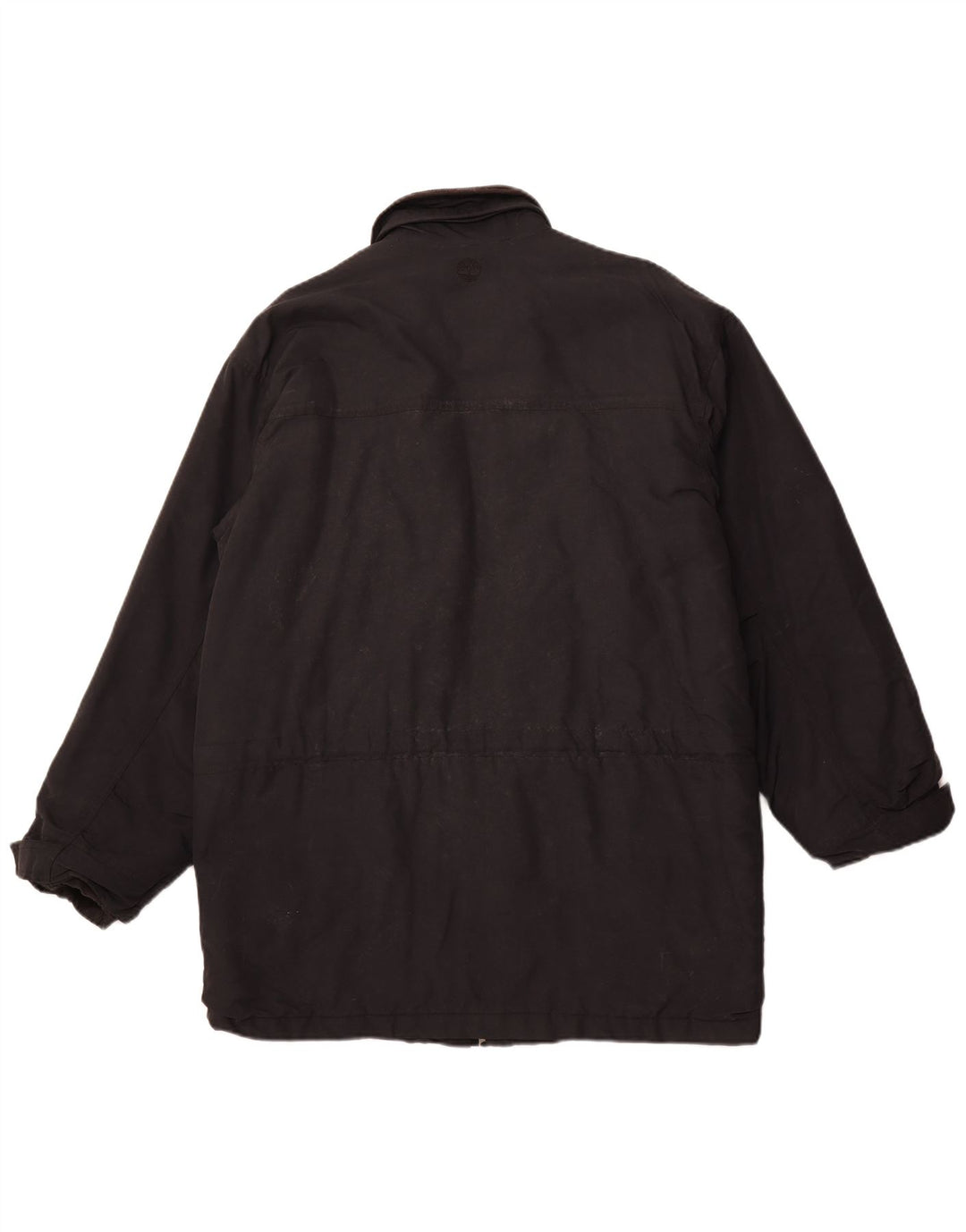 Jaqueta corta-vento masculina TIMBERLAND Loose Fit UK 36 pequena preta nylon