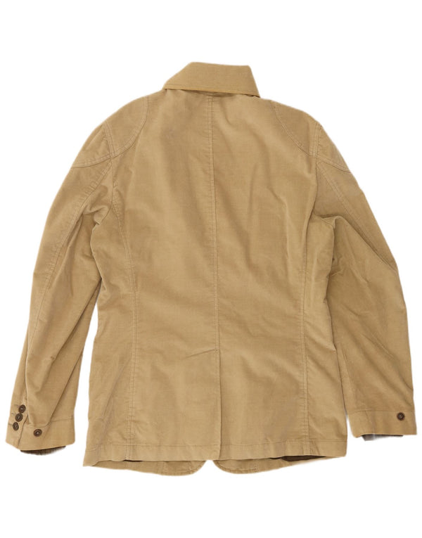 Belstaff Mens Blazer Jacket UK 36 Pequeno Algodão Bege