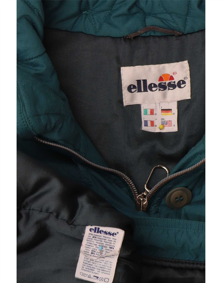 Casaco corta-vento feminino Ellesse IT 42 poliéster verde médio