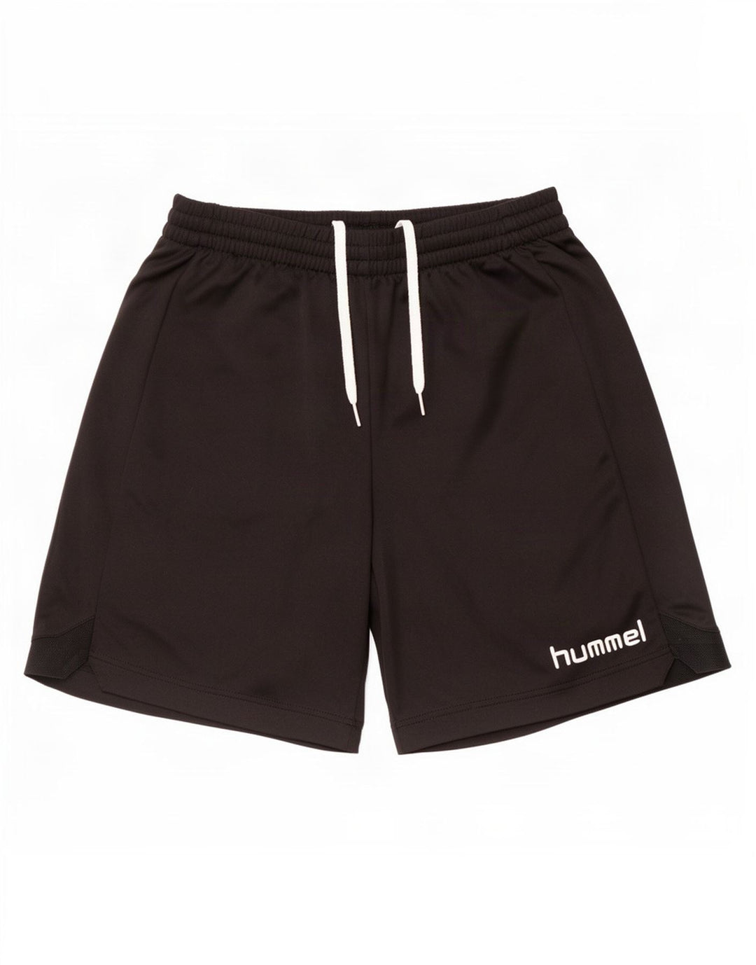 Hummel Mens Graphic Sport Shorts Médio Poliéster Preto