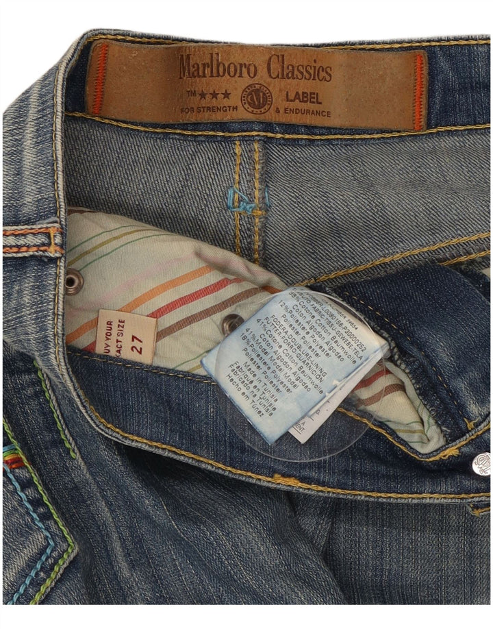 Calça jeans feminina Marlboro Classics W27 L22 azul algodão