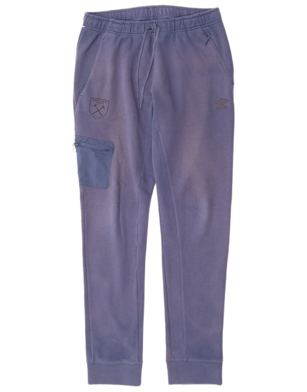 Calça de treino masculina Umbro Cargo Joggers grande algodão azul
