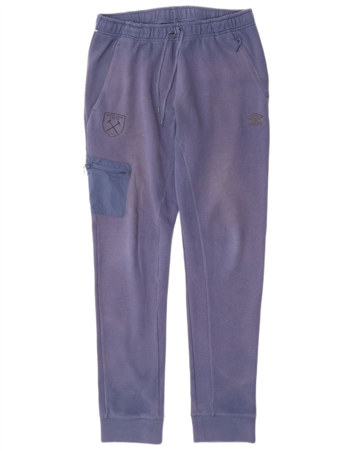 Calça de treino masculina Umbro Cargo Joggers grande algodão azul