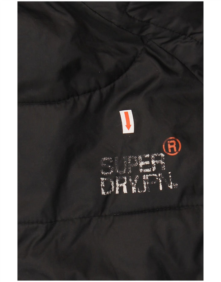 Jaqueta Sherpa masculina Superdry com capuz UK 38 médio preto