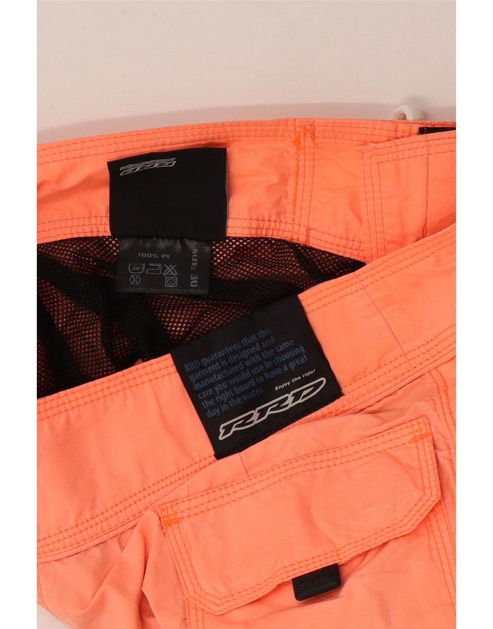 Shorts de natação masculino RRD gráfico laranja médio poliéster