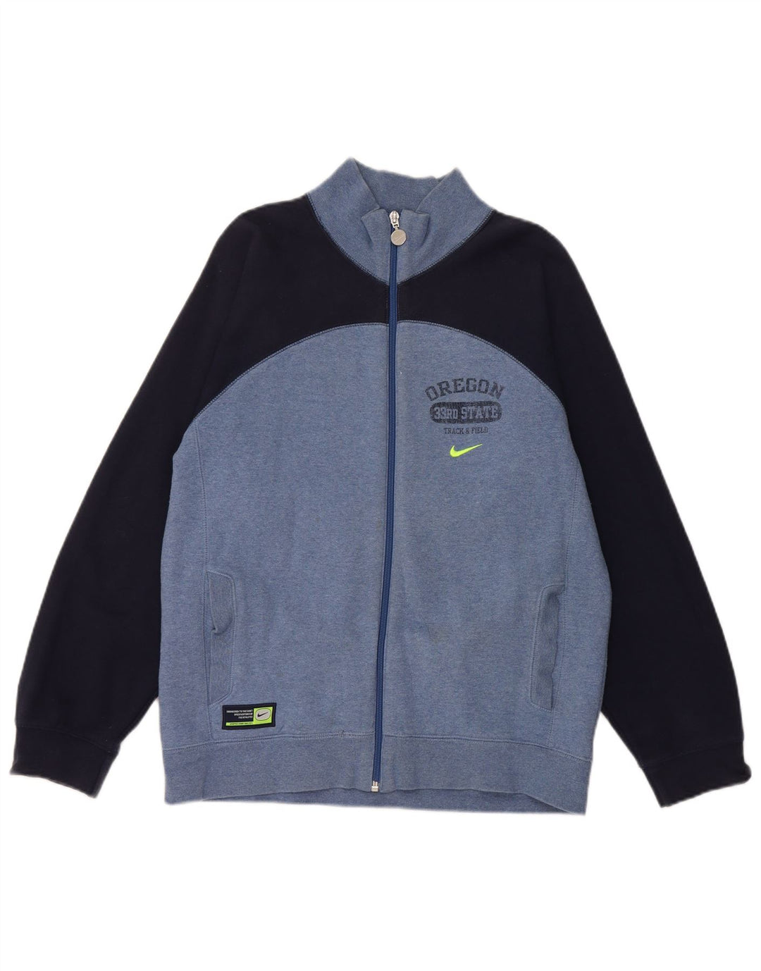 NIKE Boys Oregon State Tracksuit Top Jacket 14-15 anos grande azul